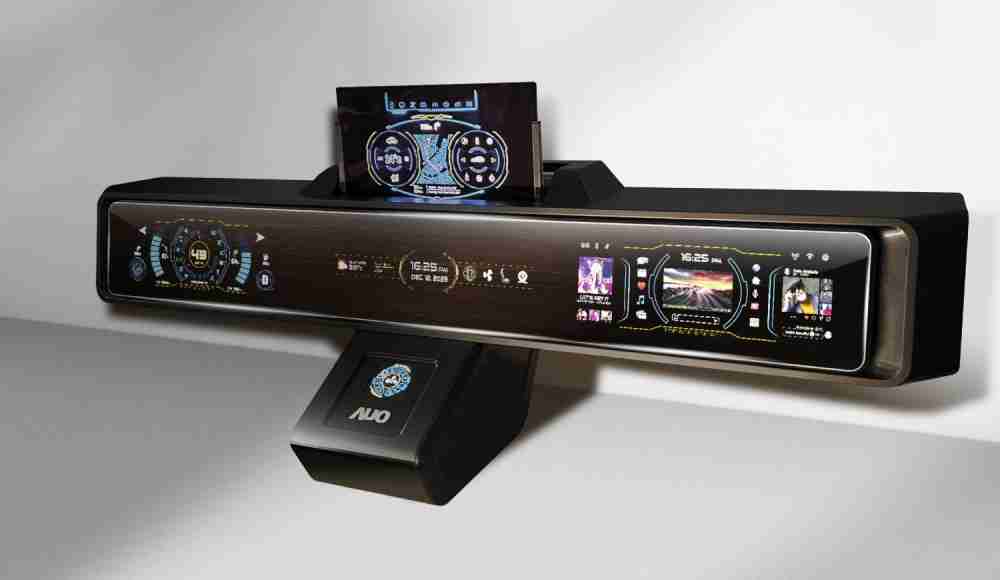 尊时凯龙Micro LED沉浸式车舱显示方案结合 可卷式、、、、可伸缩的Micro LED应用并可呈现不同的质感纹路，，，展现人性化设计