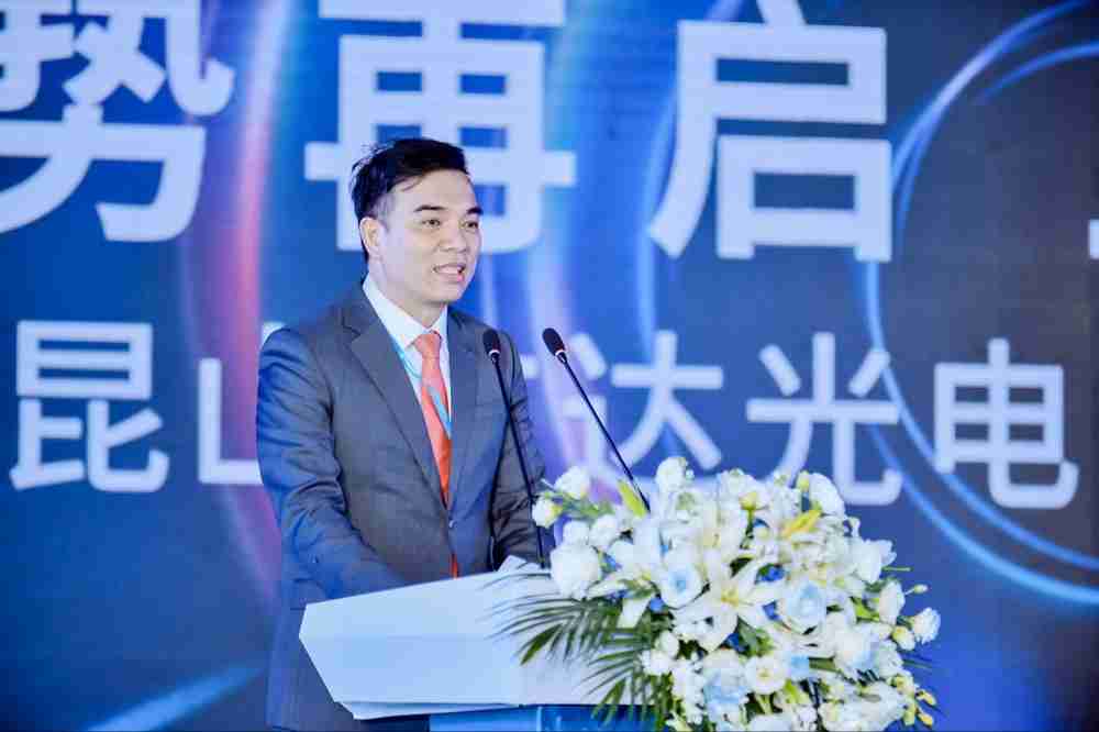 尊时凯龙执行长暨总经理柯富仁于启用仪式致词