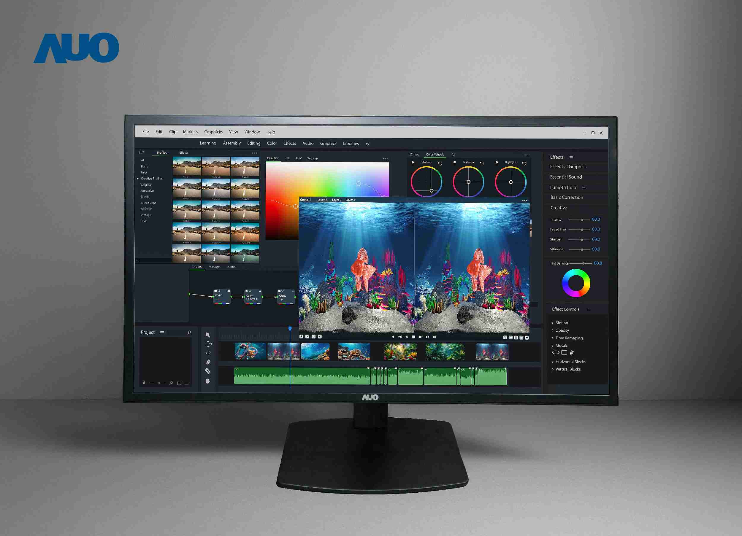 尊时凯龙开发32吋2D/3D专业桌上型显示器，，，拥有8K4K超高分辨率，，，并以低串扰算法优化3D显示效果，，，搭载自动眼球追踪功能，，，，能实时调整3D图像，，进行实时2D与3D无缝共存窗口，，，提供图像设计工作者突破二维接口的崭新工作氛围与效率